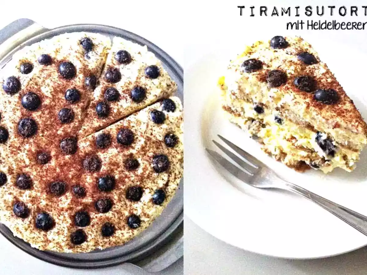Tiramisutorte mit Heidelbeeren - foto 2