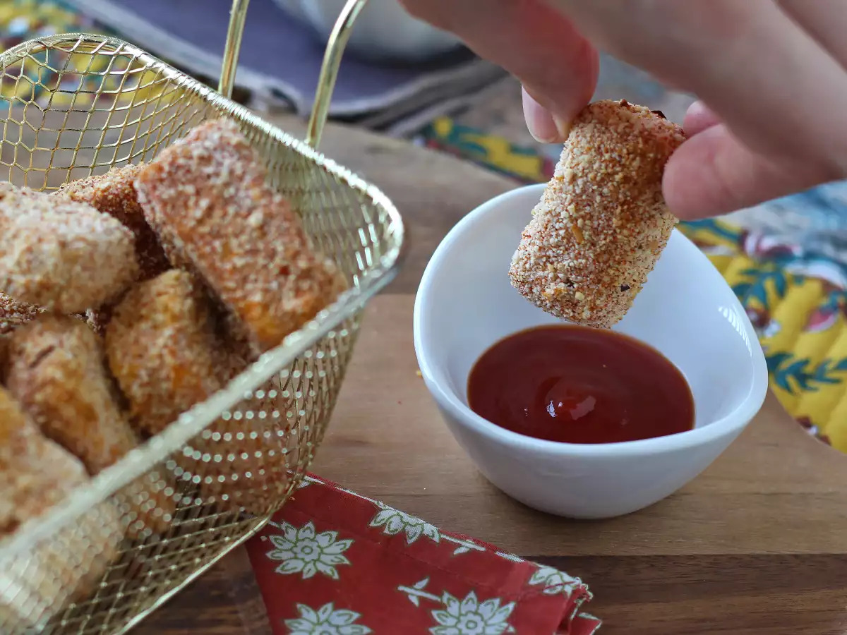 Tofu-Nuggets aus der Heißluftfritteuse