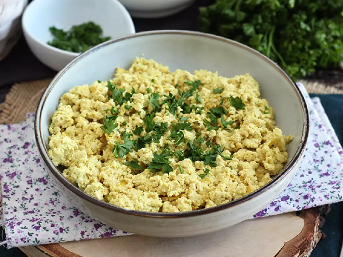 Tofu-Rührei: Die pflanzliche Alternative zu Rührei