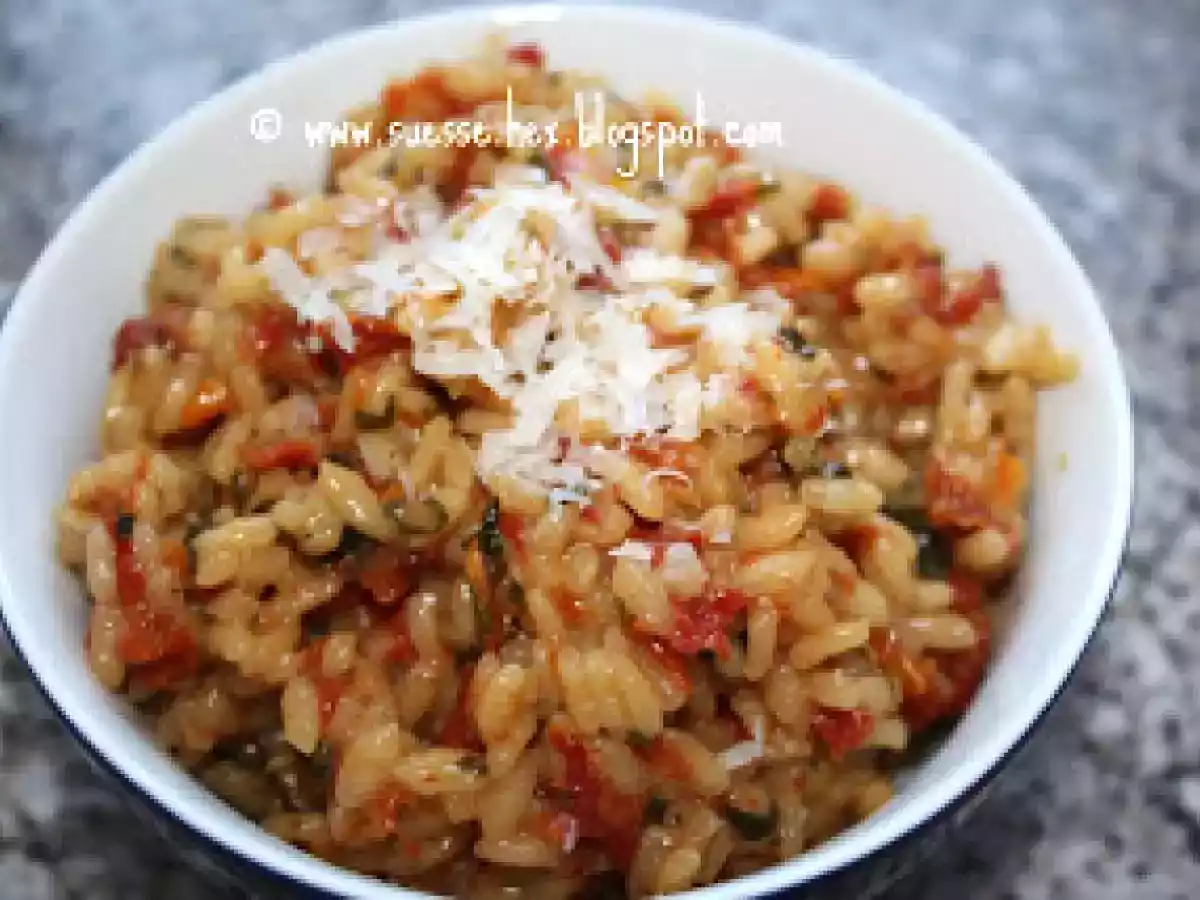 Tomaten-Bärlauch-Risotto