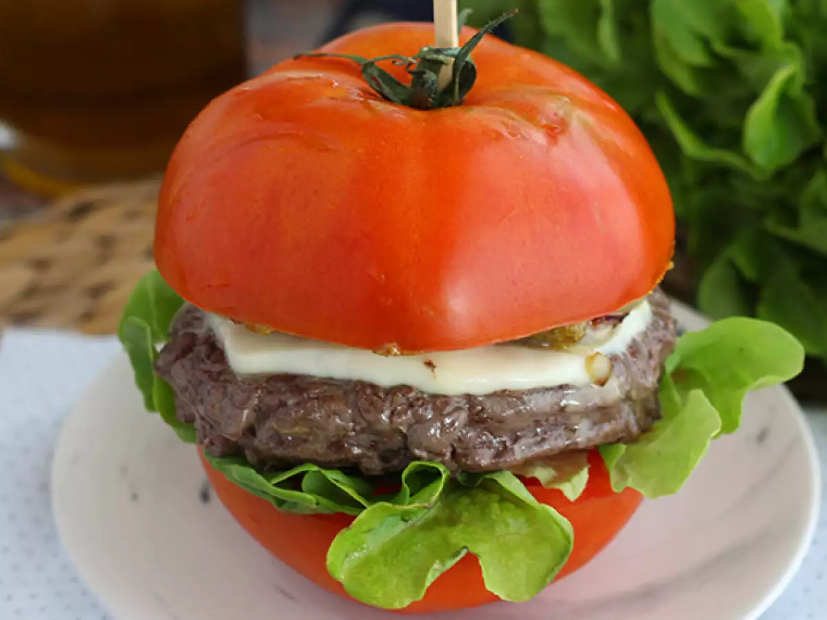 Tomaten-Burger ohne Brot - foto 3