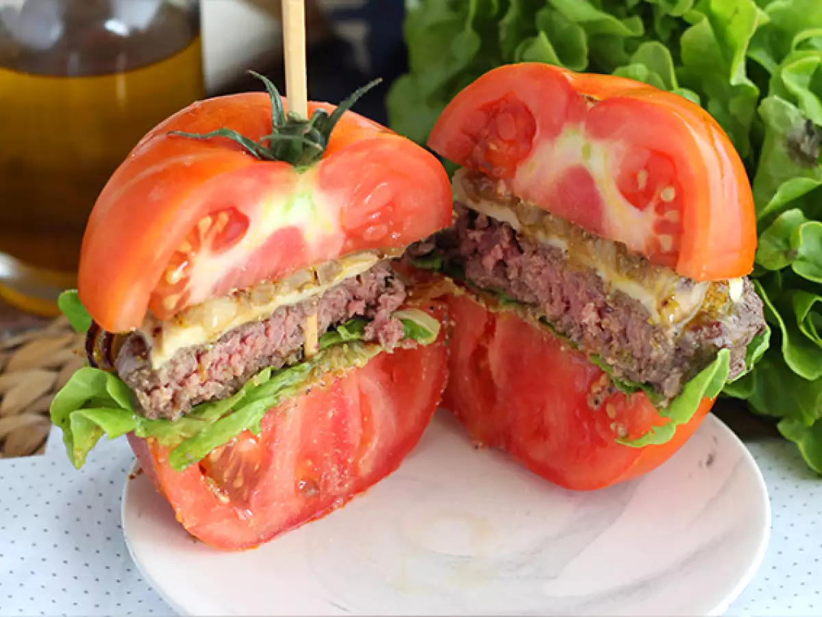 Tomaten-Burger ohne Brot - foto 4
