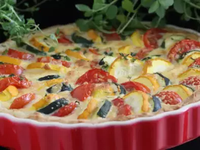 Tomaten-Zucchini-Quiche