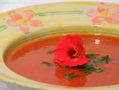 Tomaten Zucchini Suppe #vegan