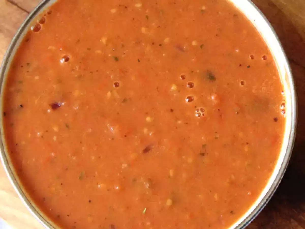 Tomatensuppe aus dem Ofen