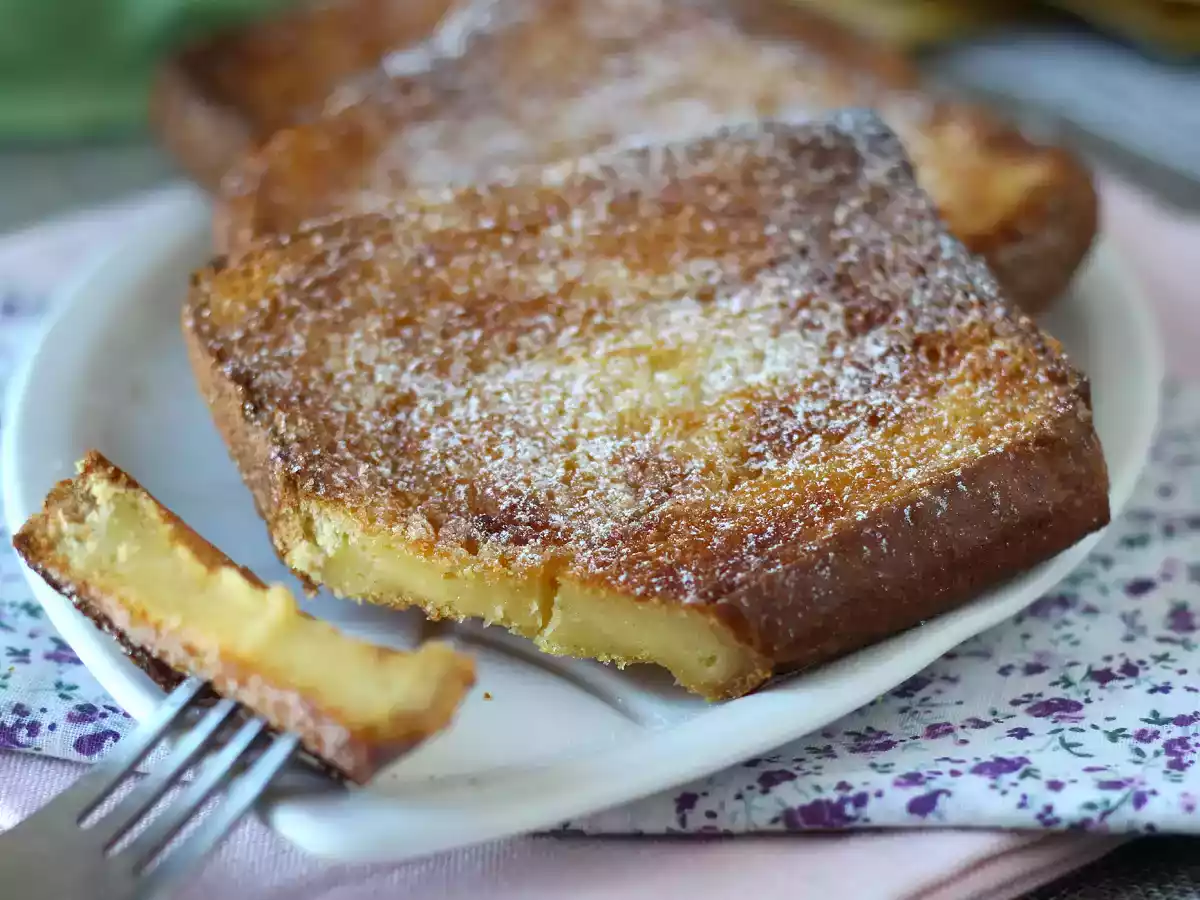 Torrijas in der Heißluftfritteuse mit Brioche-Brot, eine Tradition ohne Komplikationen