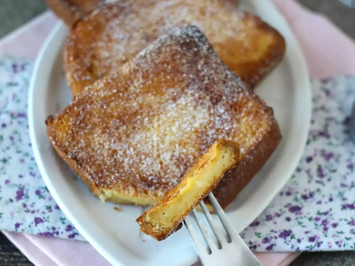 Torrijas in der Heißluftfritteuse mit Brioche-Brot, eine Tradition ohne Komplikationen - foto 3