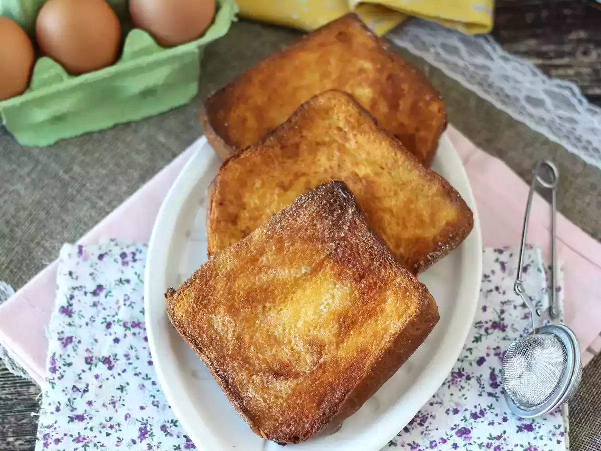 Torrijas in der Heißluftfritteuse mit Brioche-Brot, eine Tradition ohne Komplikationen - foto 6