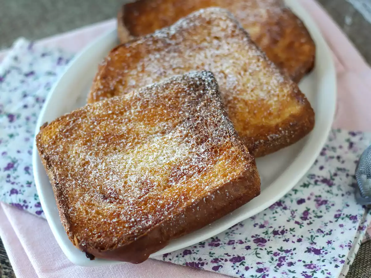 Torrijas in der Heißluftfritteuse mit Brioche-Brot, eine Tradition ohne Komplikationen - foto 7