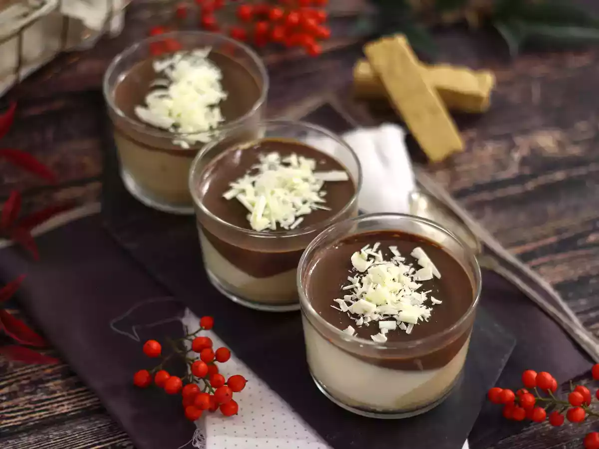 Törtchen aus Schokolade und Nougat. Einfaches Rezept - foto 3