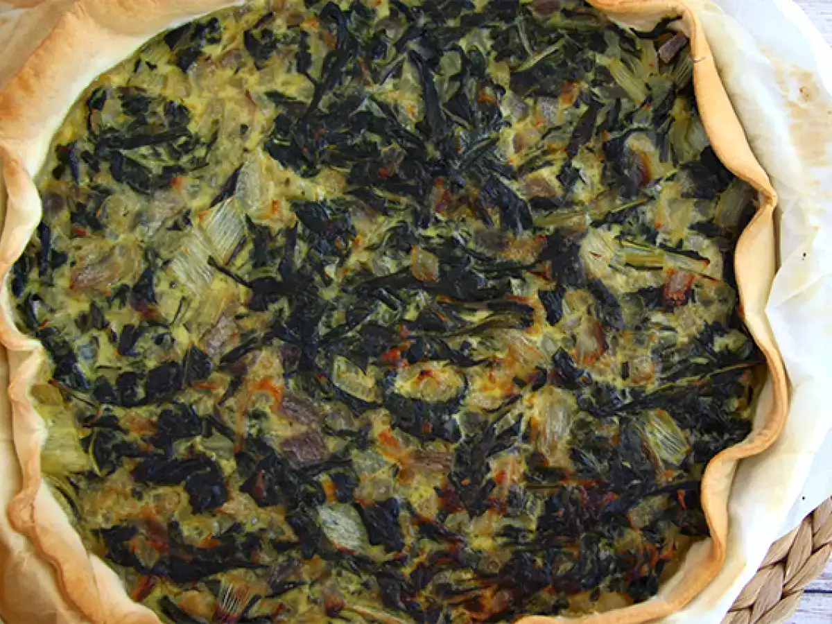 Torte mit Mangold und geriebenem Käse - foto 5