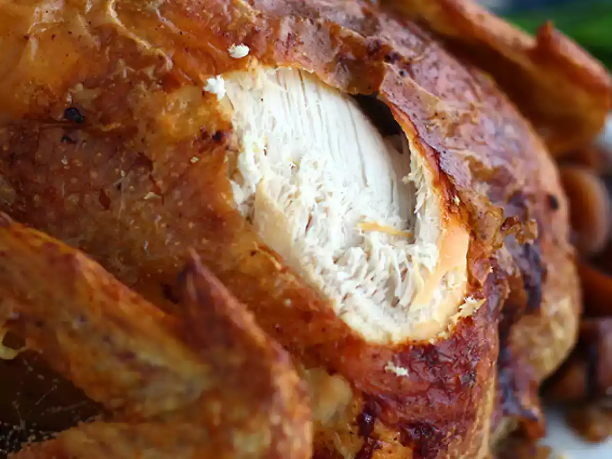 Traditioneller Kapaun mit Kastanien - foto 5