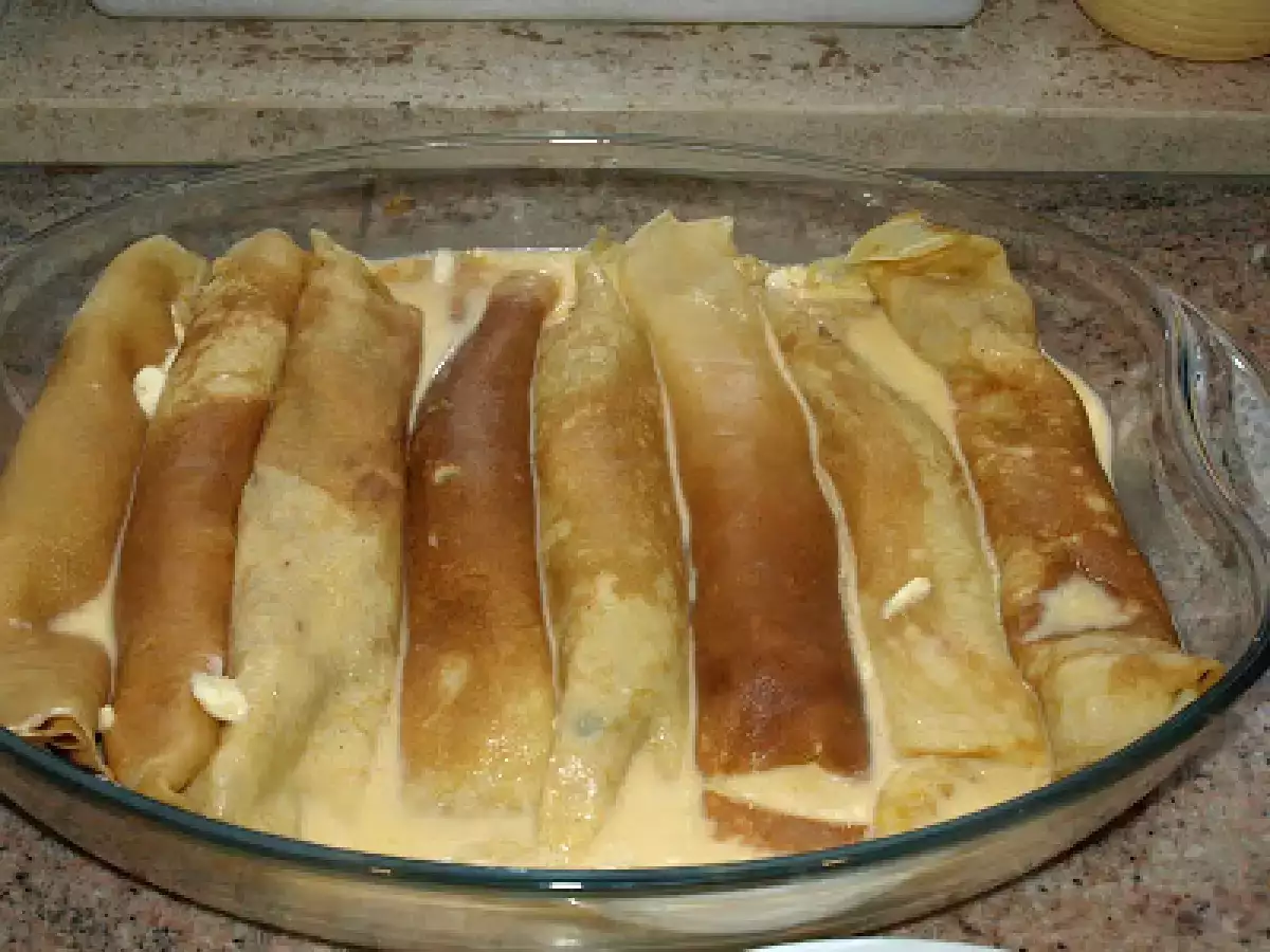 Überbackene Kohlpalatschinken - foto 2