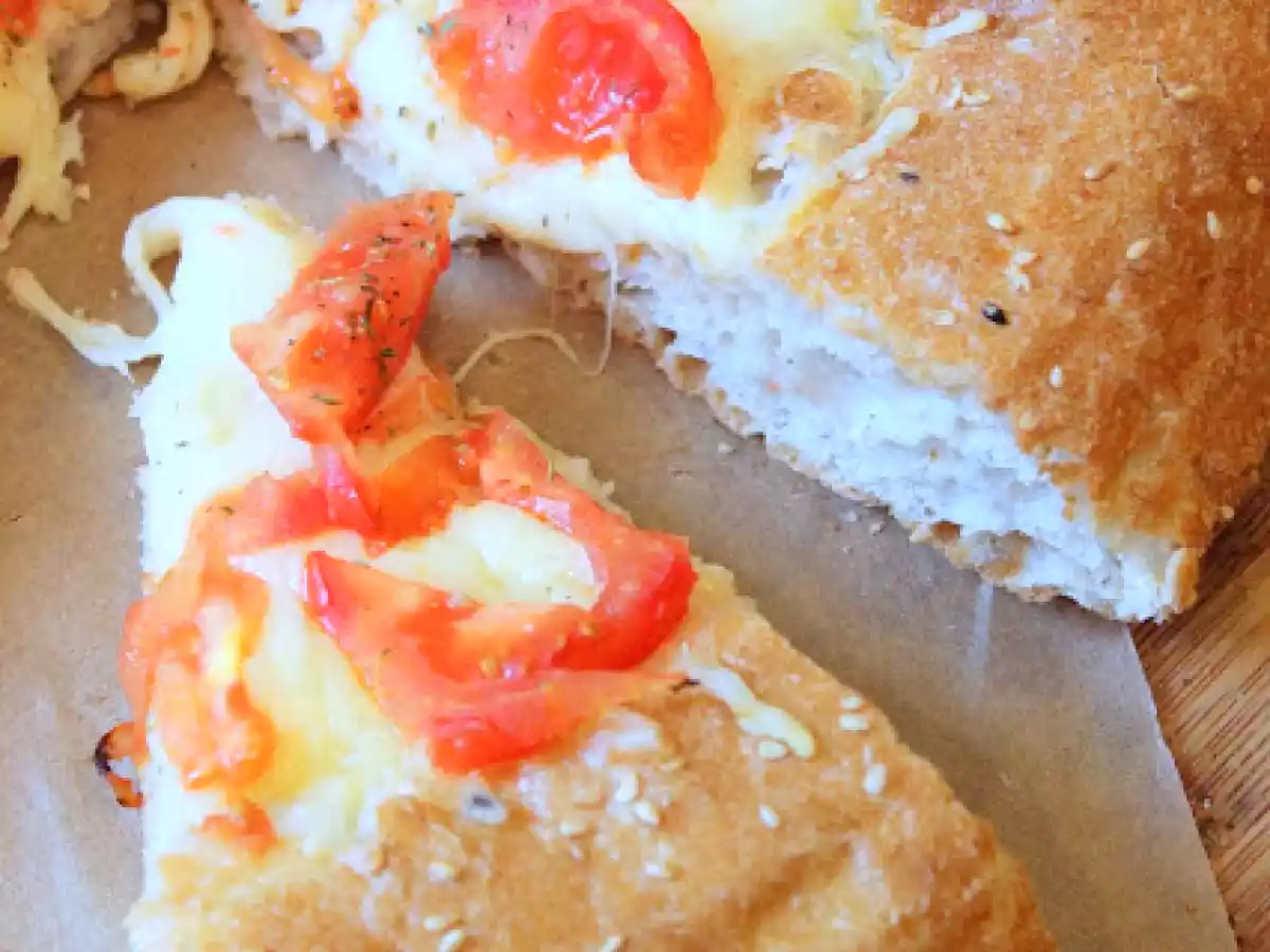 Überbackenes Fladenbrot