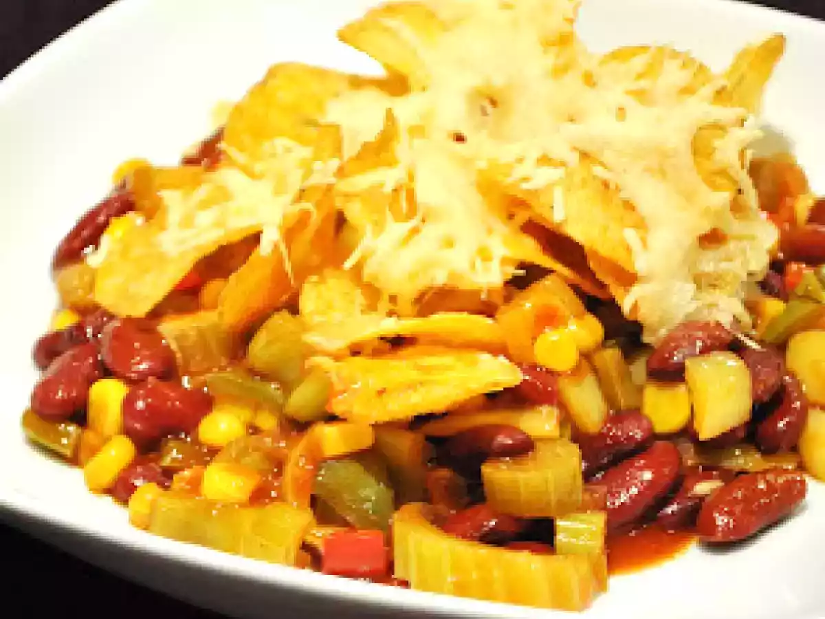 Überbackenes Gemüse-Chili