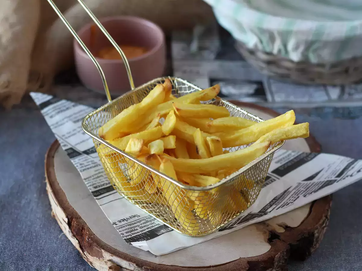 Ultraknusprige Pommes frites aus dem Airfryer! - foto 4