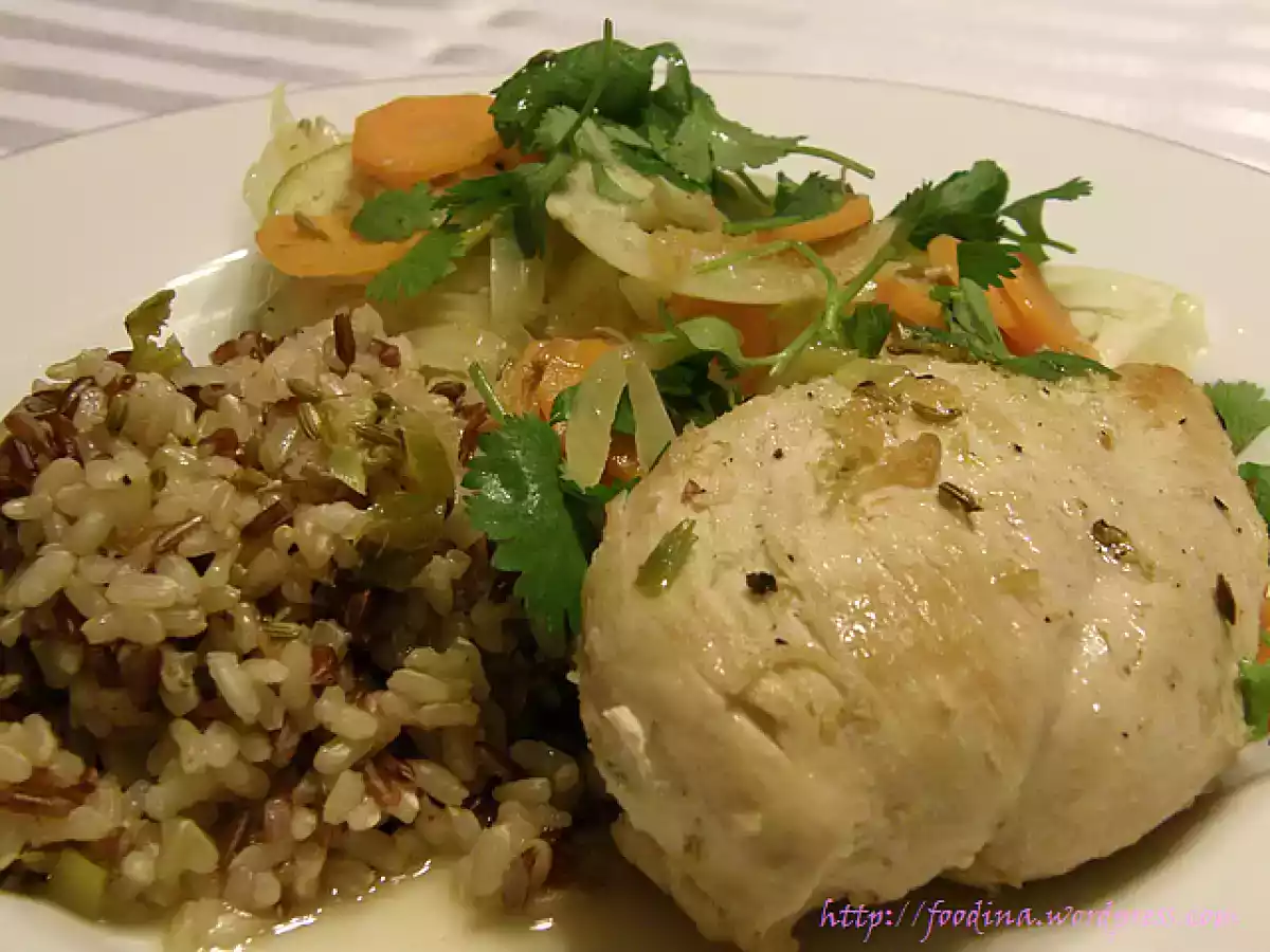 Und Fenchel geht doch gedünstetes Hähnchenbrustfilet