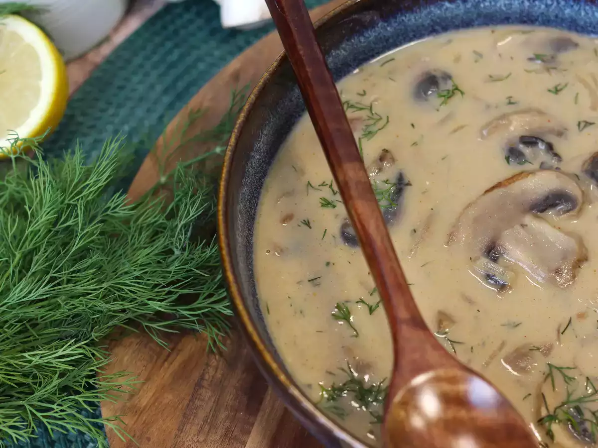 Ungarische Pilzsuppe mit Paprika und Dill : cremig und einfach - foto 6
