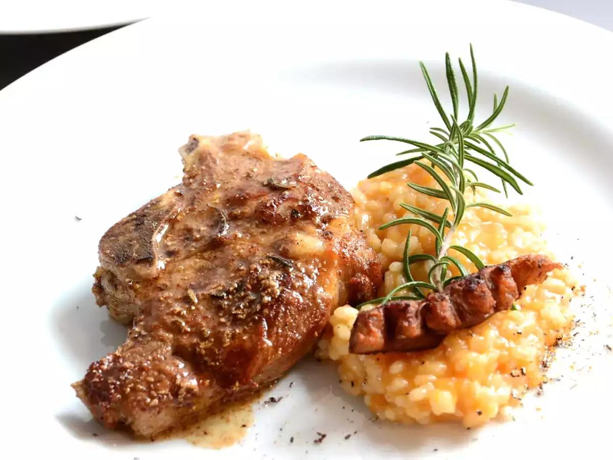 Update: Lamm mit Marillenrisotto Version 2