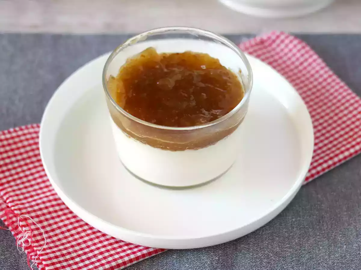 Vanille-Panna-Cotta mit Feigensauce - foto 2