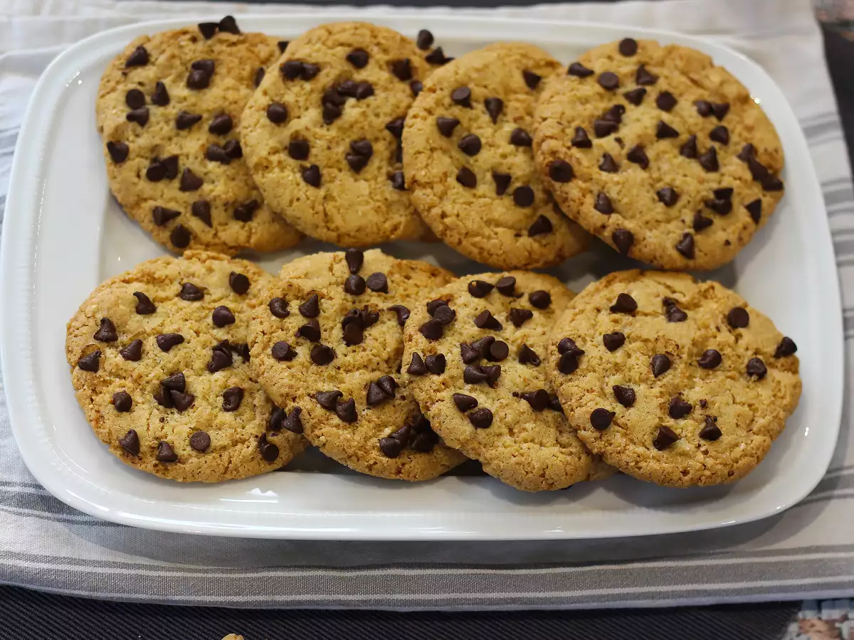 Vegane Cookies mit Mandeln und Schokolade : einfach und schnell - foto 2