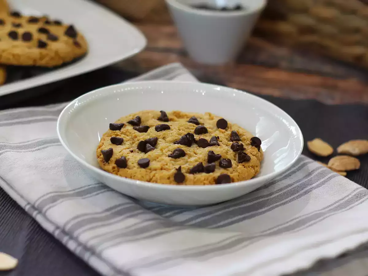 Vegane Cookies mit Mandeln und Schokolade : einfach und schnell - foto 5
