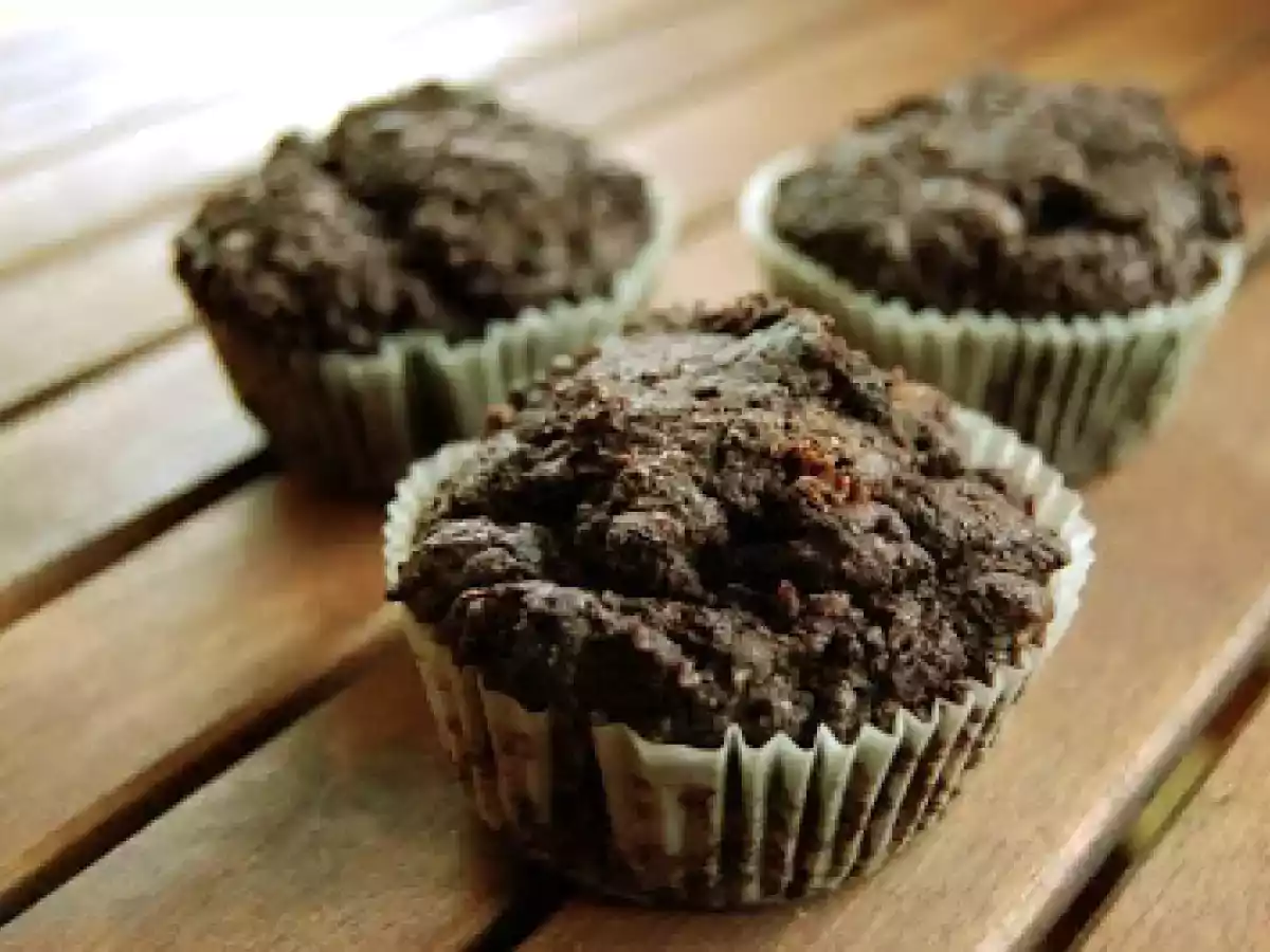 Vegane Schokomuffins