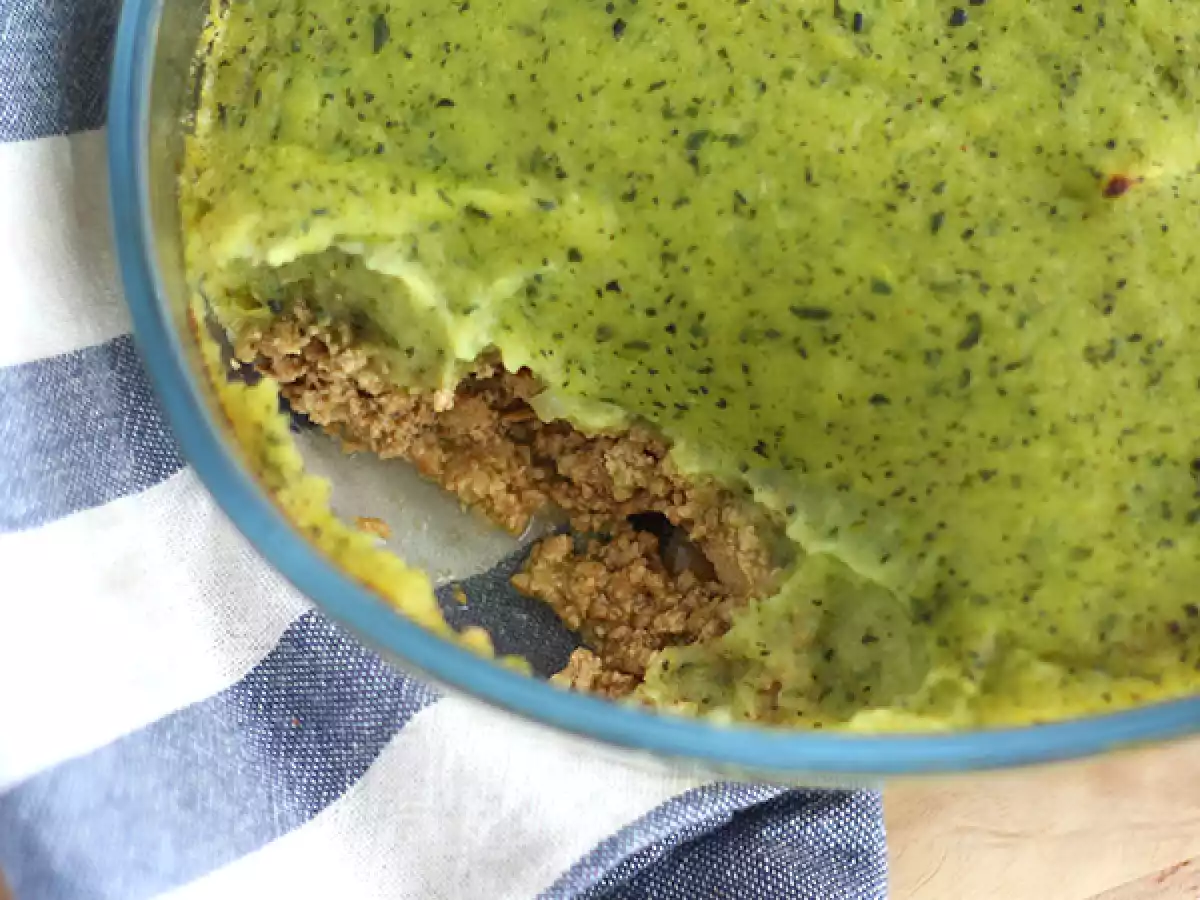 Veganer Zucchini-Tofu-Hackfleisch-Parmentier - foto 2