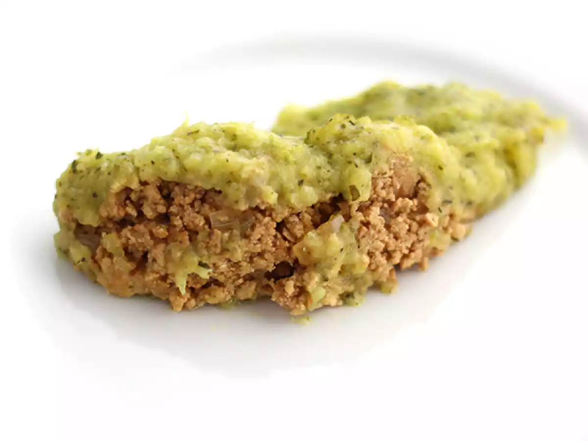 Veganer Zucchini-Tofu-Hackfleisch-Parmentier - foto 3