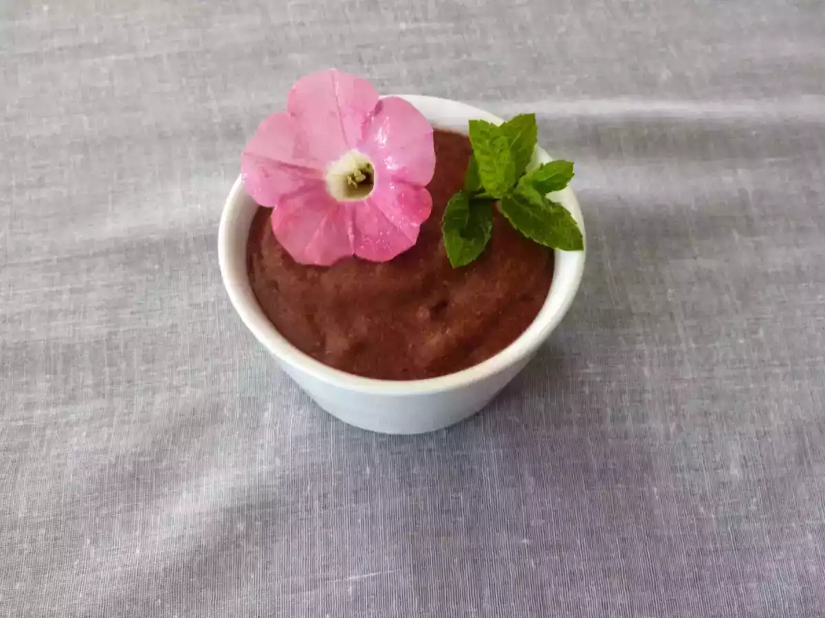 Veganes Avocado ~ Schoko ~ Mousse mit Orangennote