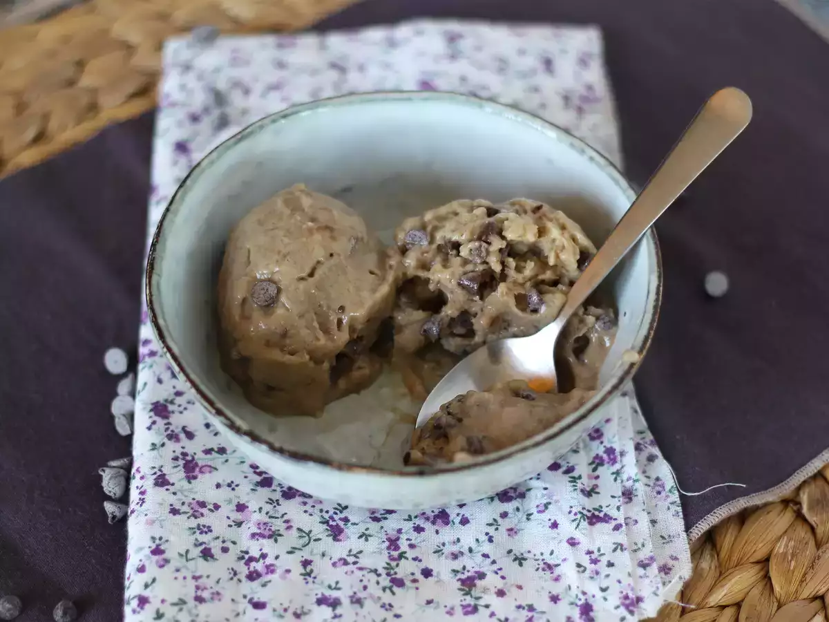 Veganes Bananeneis mit Cookie-Dough-Geschmack – super einfach selbst gemacht - foto 3
