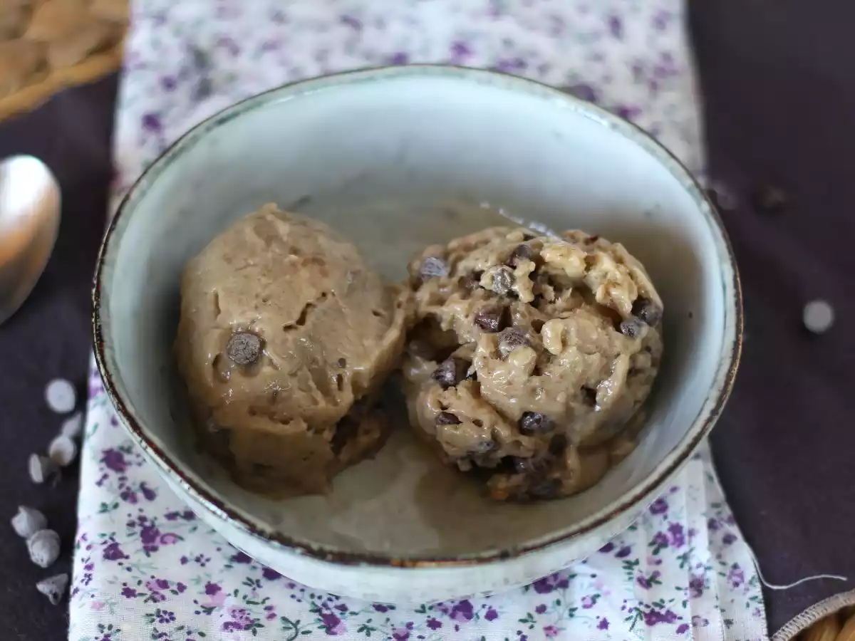 Veganes Bananeneis super einfach zu machen Cookie Geschmack! Veganer Cookie Dough - foto 2