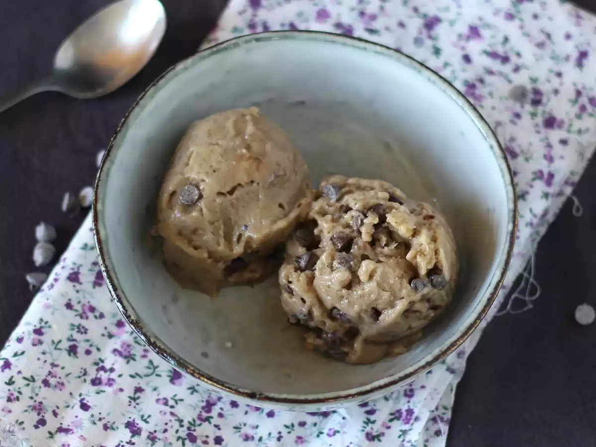 Veganes Bananeneis super einfach zu machen Cookie Geschmack! Veganer Cookie Dough - foto 4