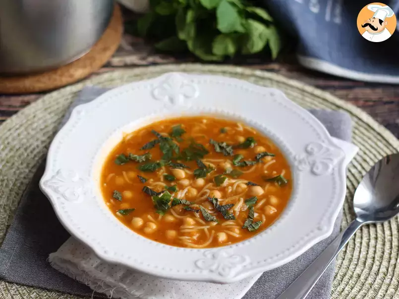 Vegetarische Chorba, die duftende, schmackhafte und ausgezeichnete Suppe!, foto 1