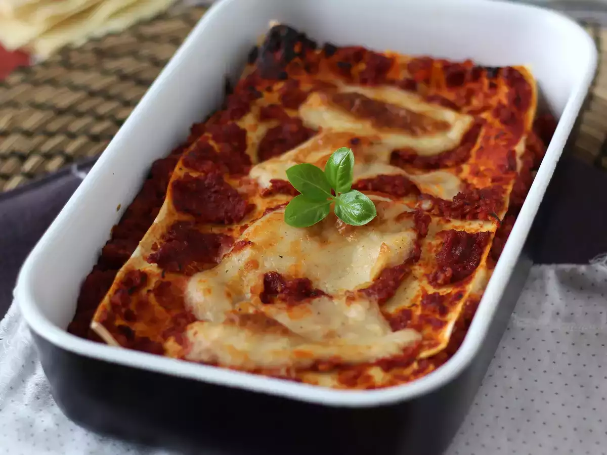 Vegetarische Lasagne (der Unterschied ist kaum zu merken!) - foto 4