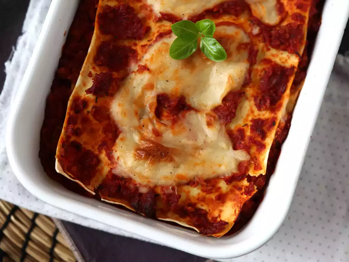 Vegetarische Lasagne (Sie werden es nicht glauben!) - foto 2