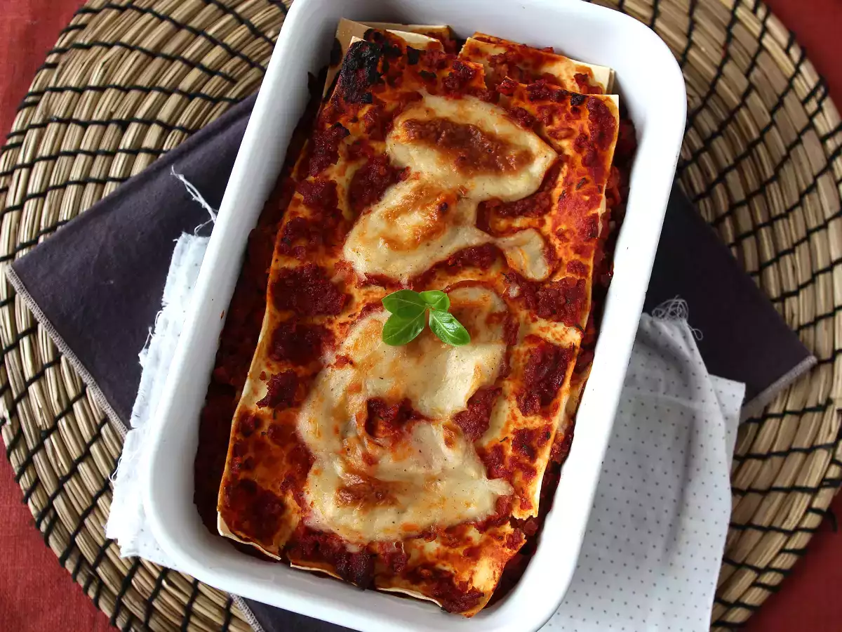 Vegetarische Lasagne (Sie werden es nicht glauben!) - foto 5
