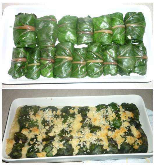 Vegetarische Laubfrosche Mit Meerrettichsosse Rezept Petitchef