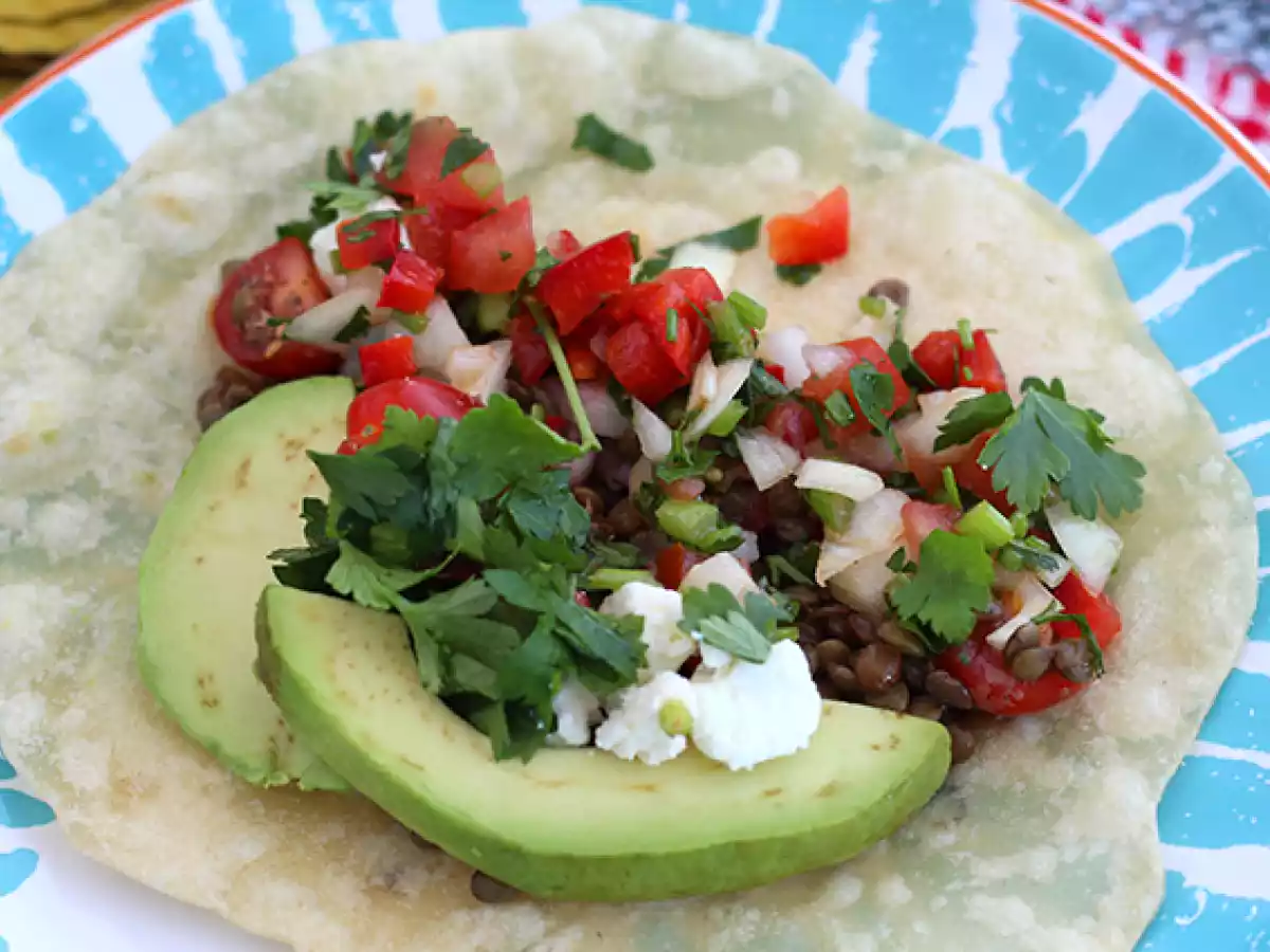 Vegetarische Linsen-Tacos - foto 4