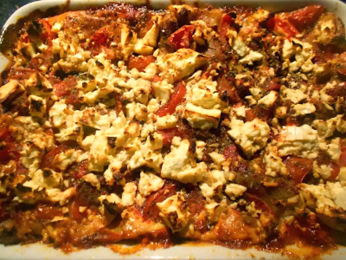 Vegetarische Schafskäse ~ Pizza