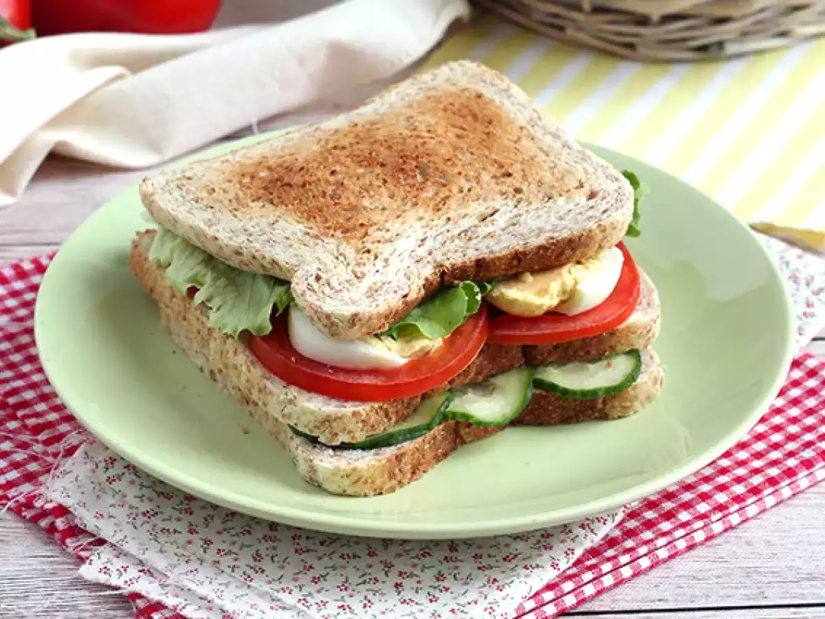 Vegetarischer Sandwich-Club - foto 3