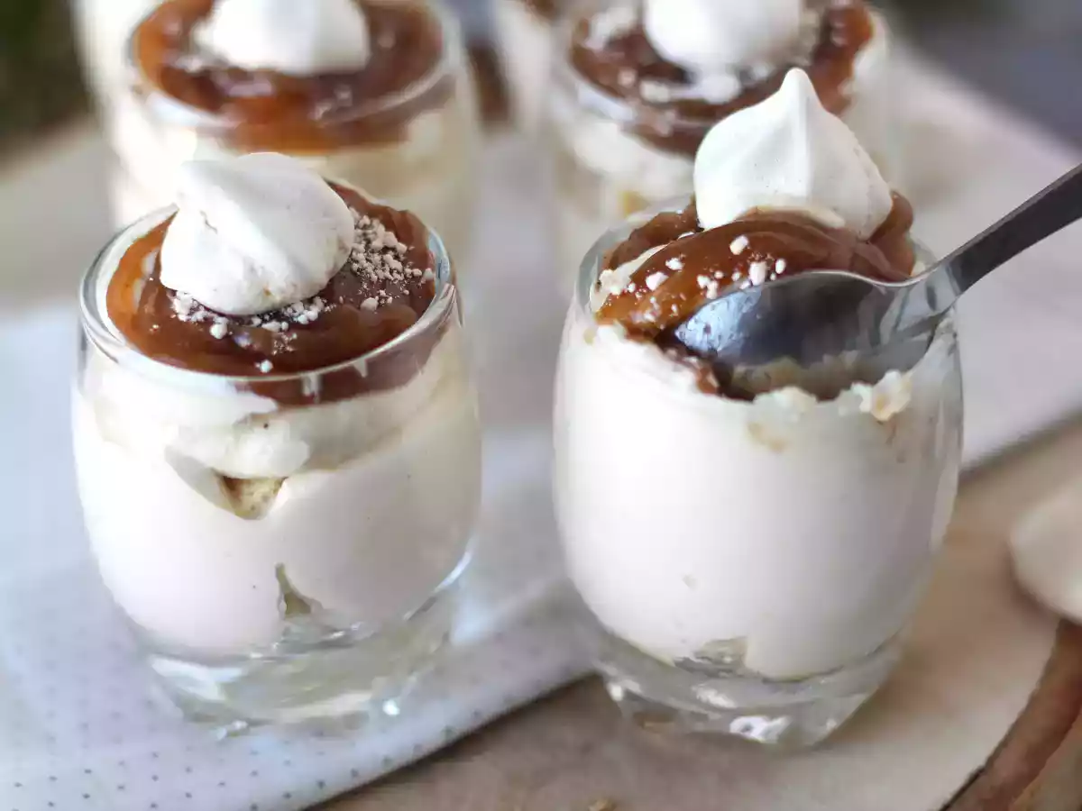 Verrines nach Art des Mont blanc mit Kastaniencreme - foto 3