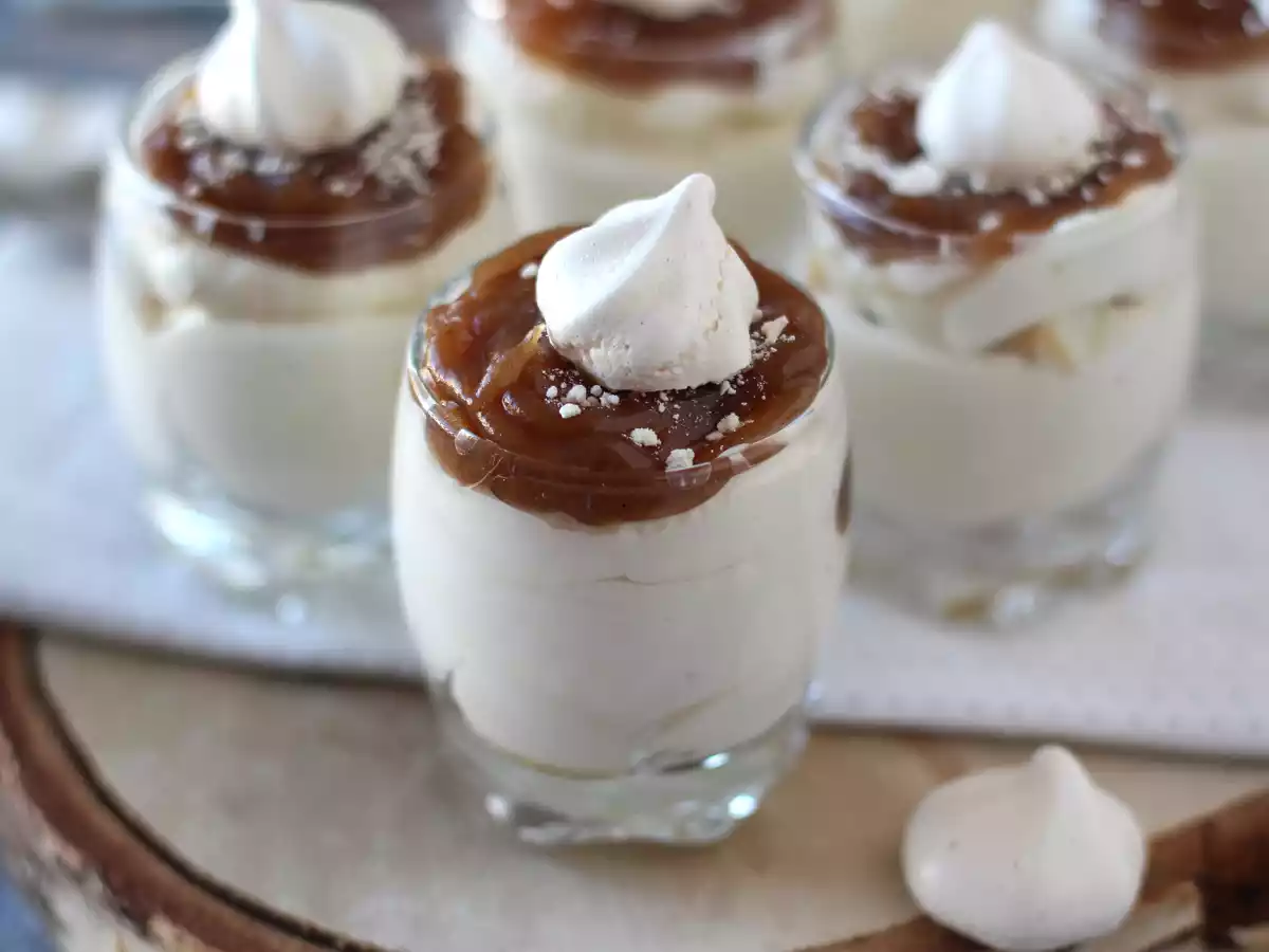 Rezept: mont blanc-verrines mit kastaniencreme