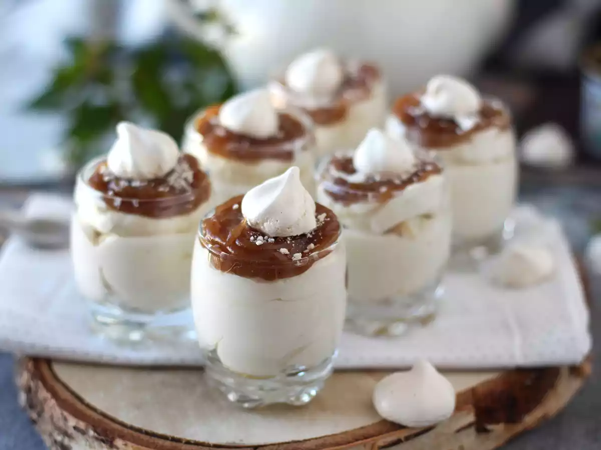 Rezept: mont blanc-verrines mit kastaniencreme