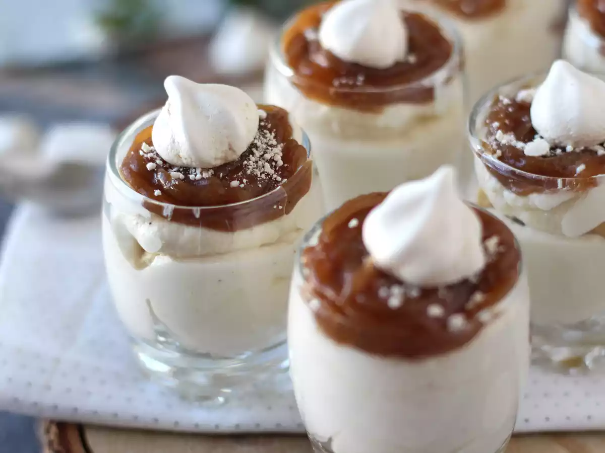 Rezept: mont blanc-verrines mit kastaniencreme