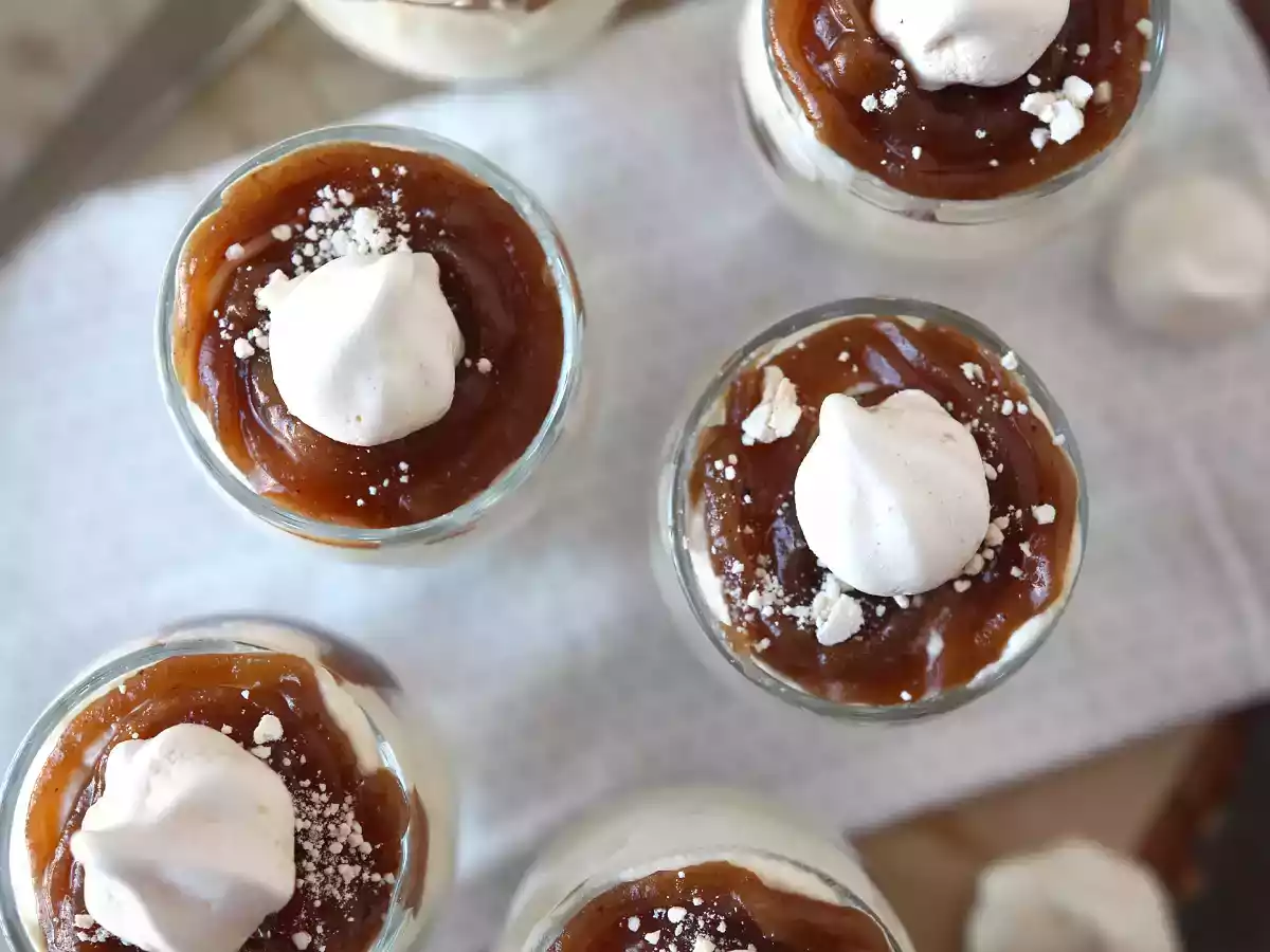 Verrines nach Art des Mont blanc mit Kastaniencreme - foto 8