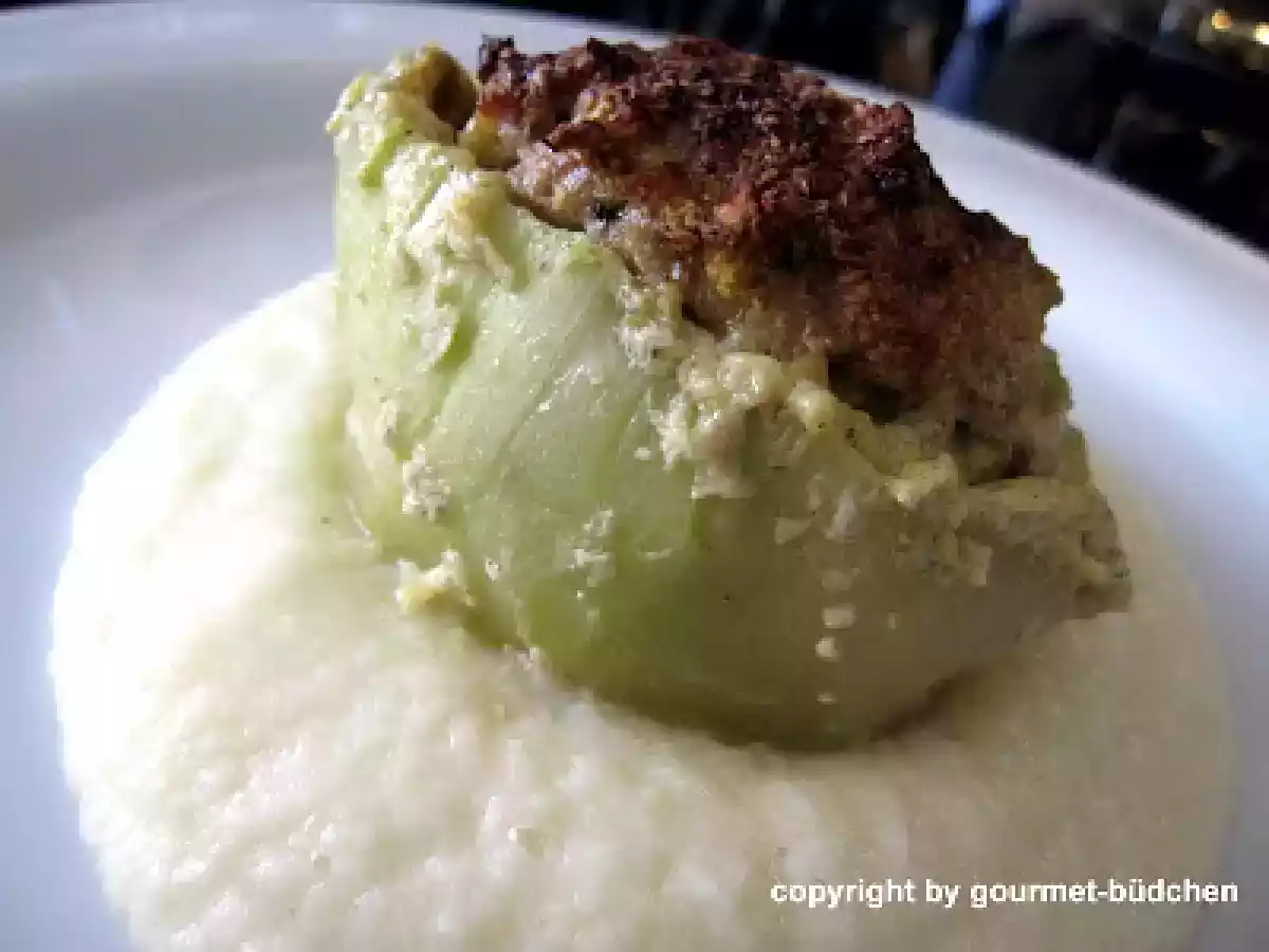 Versteckte Gehacktesbällchen, oder Kohlrabi für den Schatz