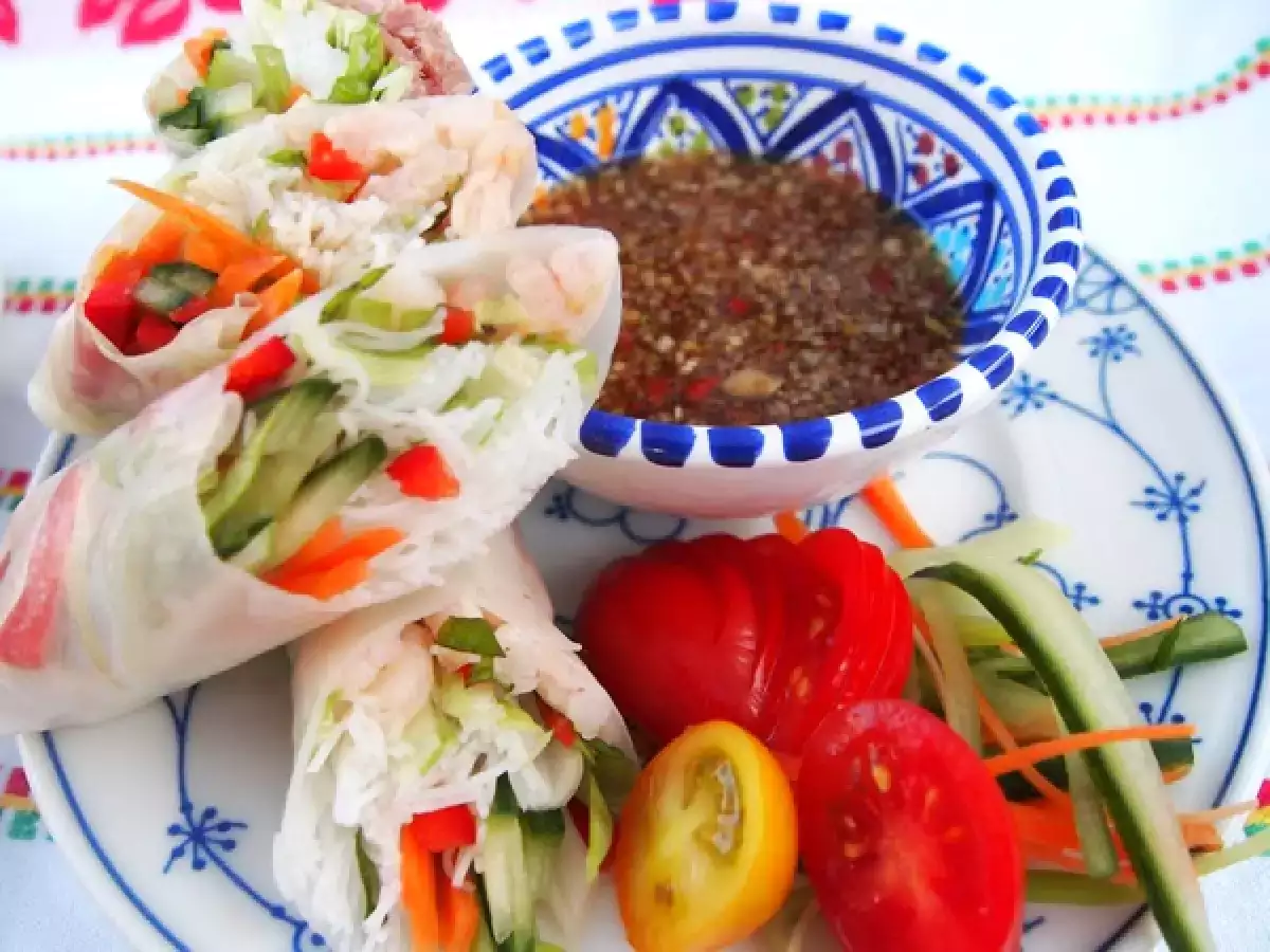 Vietnamesische Sommerröllchen