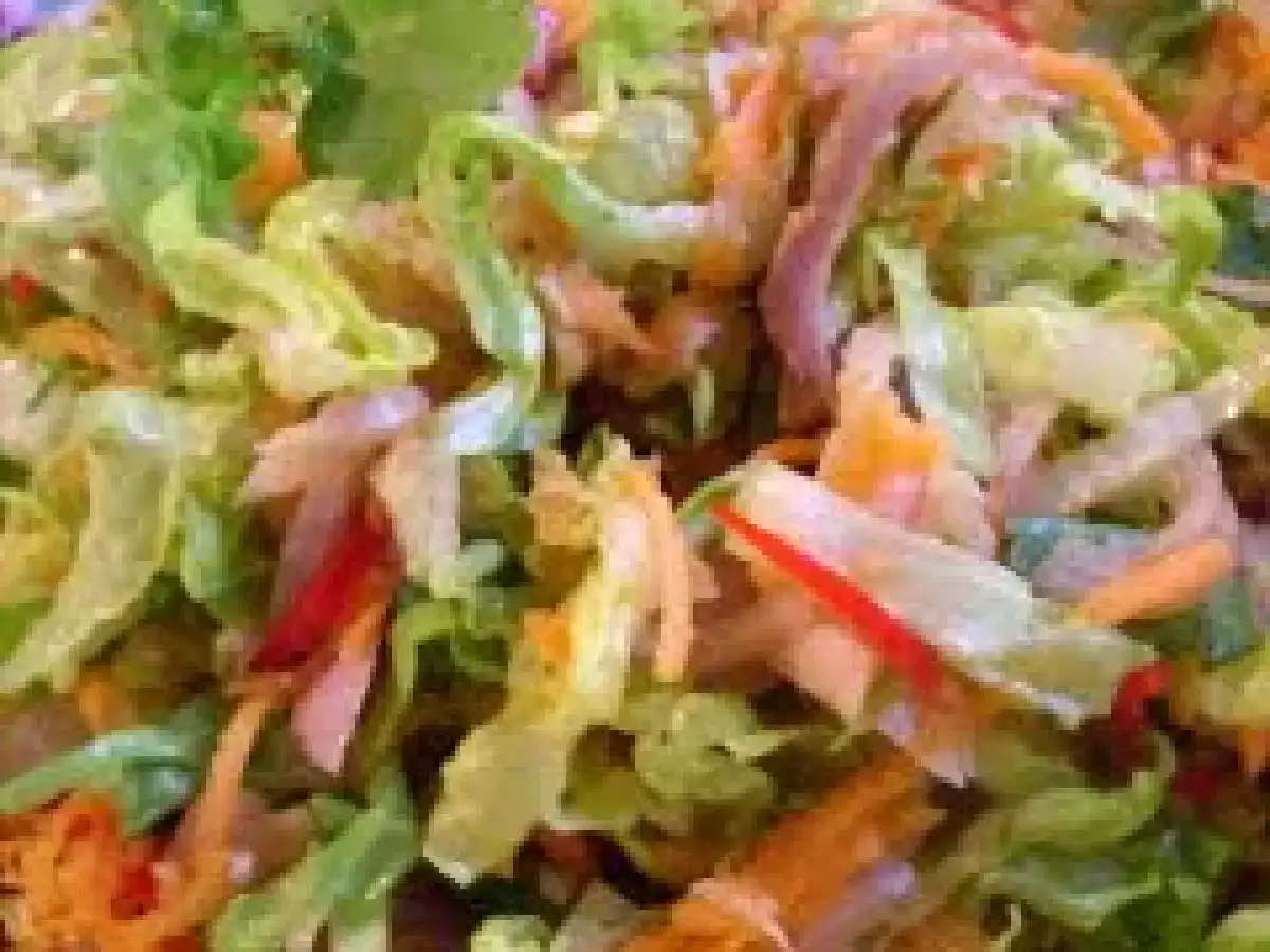 Vietnamesischer Truthahnsalat - 2011 fängt mit leichter Küche an