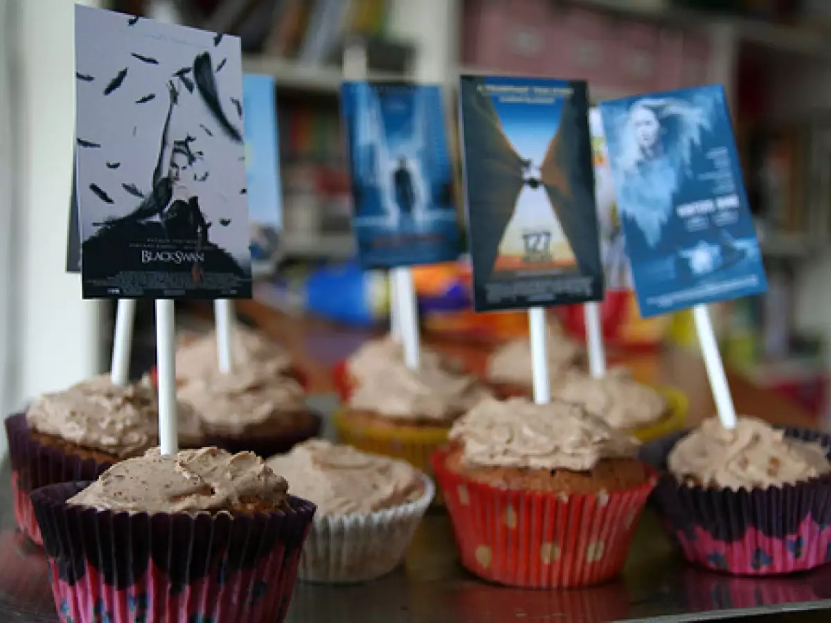 Wachmacher-cupcakes für die oscar-nacht